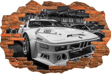 Naklejka ścienna Dziura 3D na ścianę auto BMW Audi