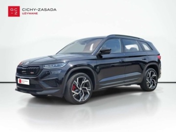 Skoda Kodiaq I RS Facelifting 2.0 TSI 245KM 2023 Skoda Kodiaq RS, Matrix, Podgrzewane wentylowane fotele, Hak, Podgrzewana