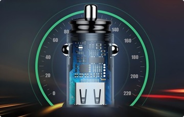 АВТОМОБИЛЬНОЕ ЗАРЯДНОЕ УСТРОЙСТВО BASEUS POWERFUL FAST USB USB-C TYPE-C PD 30 Вт QC 3.0 5A