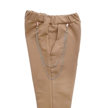 Хлопковые брюки-карго с CHAIN ​​134 BEIGE