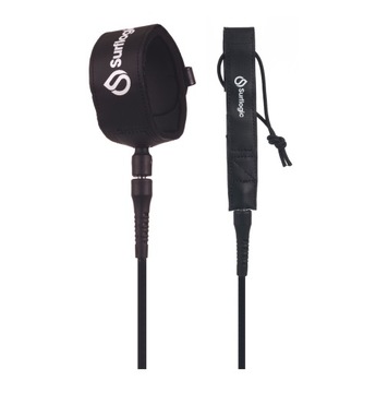Leash do deski Surf Logic Surf Air comp 6 Black