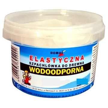 WYTRZYMAŁA ELASTYCZNA SZPACHLÓWKA DO DREWNA WODOODPORNA 1KG DĄB ŚREDNI