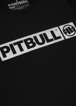 PITBULL T-SHIRT ULTRALEKKA KOSZULKA MĘSKA KRÓTKI RĘKAW HILLTOP CZARNA M