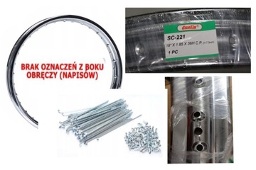 FELGA WSK 125 175 DUELLS BEZ GRAWERU + SZPRYCHY