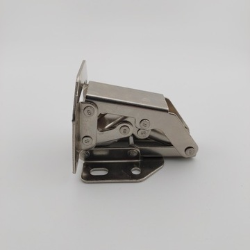 4x ZAWIAS MEBLOWY BEZPUSZKOWY DUŻY ZAWIAS NAKŁADANY ZAWIAS TŁOCZKOWY