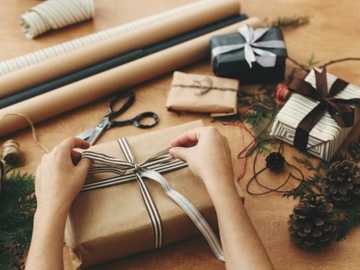 ДЕКОРАТИВНАЯ РОЖДЕСТВЕНСКАЯ СТРУНА, ПОДАРОЧНАЯ УПАКОВКА, 70М