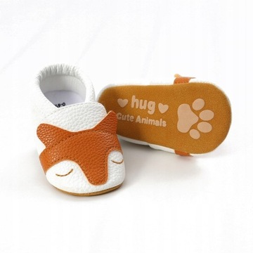 Buty buciki niechodki niemowlęce na wiosnę LISKI 11,5cm 6-12m 74-80 18 19