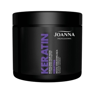 JOANNA Maska do włosów słabych KERATIN odbudowująca 500g