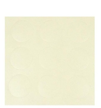 ZAŚLEPKI SAMOPRZYLEPNE 20mm BEŻ 1 LISTEK-9 szt.