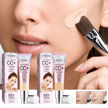 Krem CC Korygujący Nawilżający na Zaczerwienienia Wyrównuje Koloryt SPF50