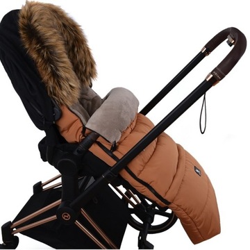 СПАЛЬНЫЙ МЕШОК ДЛЯ КОЛЯСКИ COTTONMOOSE COMBI 3В1 БОЛЬШОЙ ЯНТАРНЫЙ