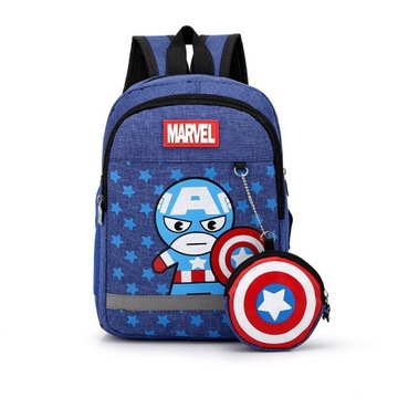 Plecak przedszkolny jednokomorowy Captain America