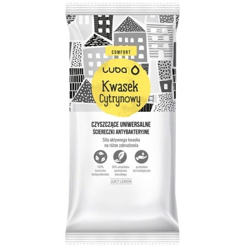 CZYSZCZĄCE ŚCIERECZKI ANTYBAKTERYJNE KWASEK 24 szt