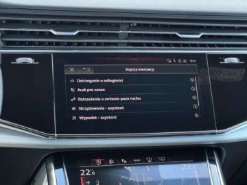 Audi Q8 SUV 3.0 55 TFSI 340KM 2022 Audi Q8 340 KM,S line,Head Up,Os skretna,Hak,Pneumatyka,BO 3.0 Benzyna, zdjęcie 25