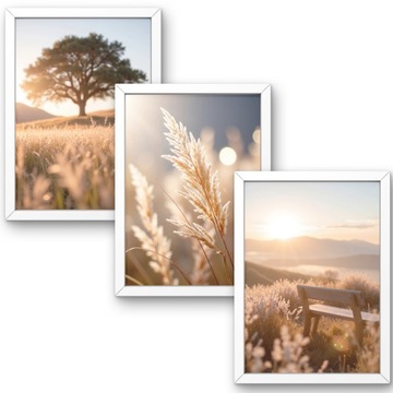 Бохо картины набор из 3 плакатов в каркасе украшения для кухонного салона