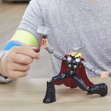 Hasbro Avengers Bend и Flex Thor против Локи F0245