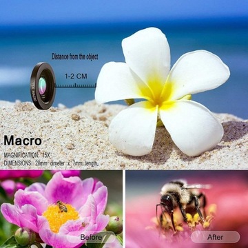 НАБОР ОБЪЕКТИВОВ ДЛЯ КАМЕРЫ ТЕЛЕФОНА ШИРОКИЙ УГОЛ FISHEYE 18X