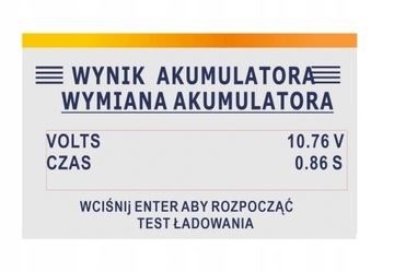 Тестер аккумулятора Foxwell BT 715, польский язык, PL