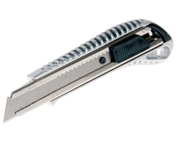 NÓŻ DO TAPET METALOWY NOŻYK 18MM OSTRZE ŁAMANE