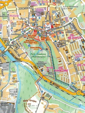 БЕСКИД СЛЕНСКИ ЖИВЕЦКИ МАЛЫ КАРТА ЛАМИНИРОВАННАЯ x 3 КОМПАСА НАБОР