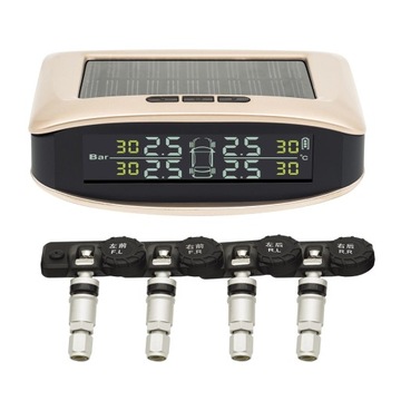 Solar Charge TPMS Real Time Tire Pressure Monitor