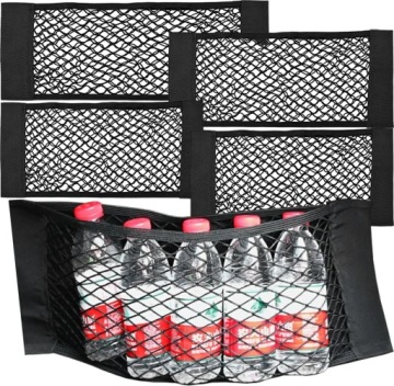 НАБОР XXL СЕТОК ДЛЯ БАГАЖНИКА АВТОМОБИЛЯ, НАБОР КАРМАН-ОРГАНИЗАТОРОВ на липучке