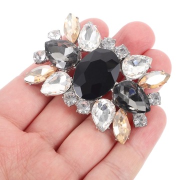 2 шт. Зажимы для обуви со стразами.