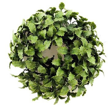 WIANEK dekoracyjny świąteczny liść OSTROKRZEW 28cm