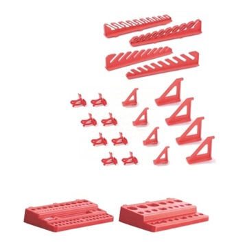 НАСТЕННАЯ ДОСКА ДЛЯ МАСТЕРСКОЙ 193Х78СМ, 42 ПОДДОНА
