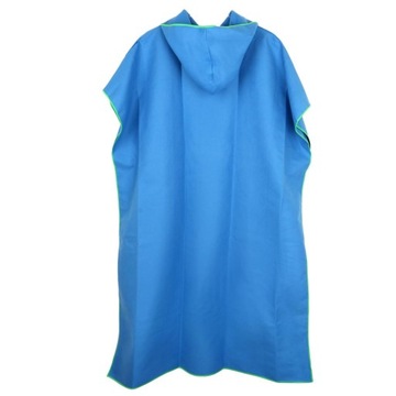 uniseks, kobiety, mężczyźni, kąpiel plażowa, pływanie, surfowanie, poncho, szata z niebieskim