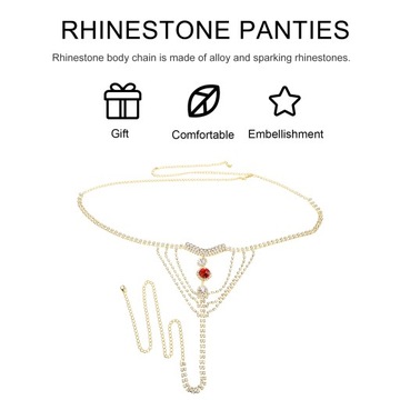 Retiazkové body Bikini Rhinestone spodné prádlo