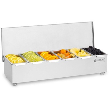 Pojemnik barmański 6x 450ml ROYAL CATERING RCCBS 6