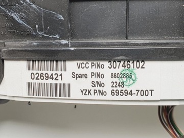 BUDÍKY PŘÍSTROJOVÁ DESKA VOLVO V70 II 30746102 EVROPA