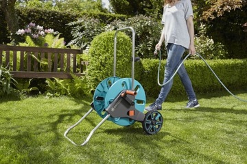 Gardena AquaRoll M Тележка для шланга Gardena Бирюзовый