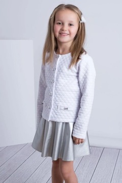 Белое причастное болеро для девочки 158