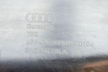 AUDI A4 AVANT B9 PŘEDNÍ LEVÝ VNITŘNÍ BLATNÍK 8W0821171A 1.4 BENZÍN 110