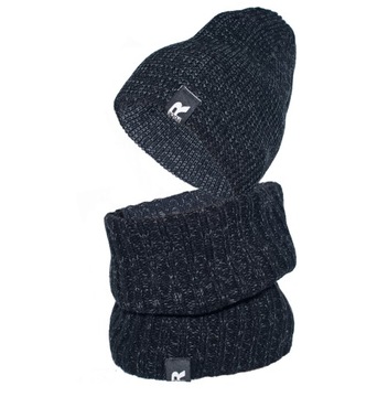 МОДНЫЙ МУЖСКОЙ ДВУХСЛОЙНЫЙ КОМПЛЕКТ ШАПКА + ЮБКА W3