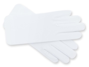 Белые эластичные перчатки для баннера/униформы UNISEX XL