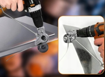 АДАПТЕР ДЛЯ РЕЗКИ ЛИСТОВОГО МЕТАЛЛА ПОД ОТВЕРТКУ, ДРЕЛЬ, НОЖНИЦЫ НАСАДКА G81229