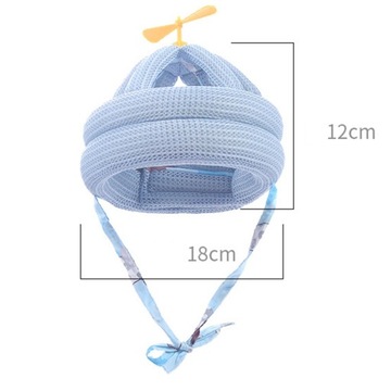 Регулируемая детская защитная шапка без ударного шлема, маска стрекозы, розовая