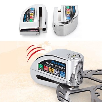 Замок дискового тормоза колеса мотоцикла из нержавеющей стали, замок громкой сигнализации, предохранительный замок