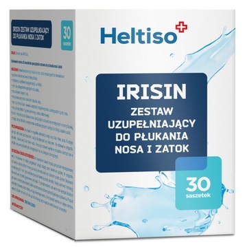 HELTISO IRISIN Zestaw UZUPEŁNIAJĄCY do płukania NOSA i ZATOK 30
