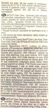 Smar Spray Motul C1 ROAD+ CHAIN CLEAN C2+ Szczotka - Motocykl Moto Zestaw