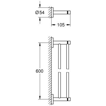 Grohe Essentials wieszak na ręcznik 40802001