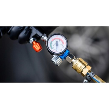 REDUKTOR CIŚNIENIA POWIETRZA PISTOLETU LAKIERNICZEGO 1/4 REGULATOR