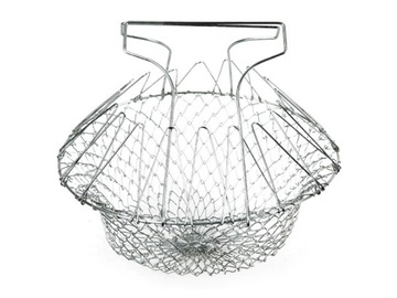 СТАЛЬНАЯ КОРЗИНА ДЛЯ ГОТОВКИ И ЖАРКИ 12 В 1