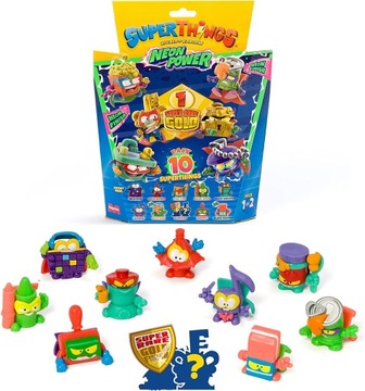 SUPER THINGS ZINGS SERIES 11 NEON POWER 10 ФИГУРКИ 23563