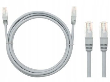 KABEL SIECIOWY LAN RJ45 ETHERNET UTP 3m ROUTER HUB