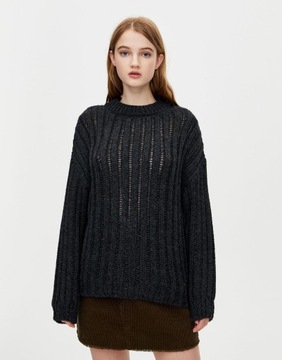 D1X091 PULL&BEAR SWETER SPLOT BASIC Y06__S