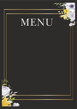 Menu Weselne Na Ślub Karta Dań